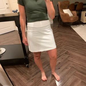 White Athleta Tennis Skirt